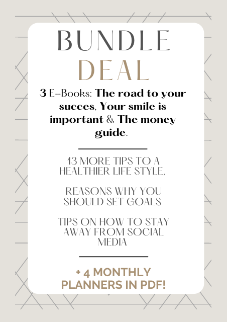 BUNDLE DEAL: 3 E-books, 4 Planners & 5 Docs with tips!